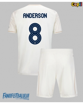 Nottingham Forest Elliot Anderson #8 Echipament de Fotbal Replică 2025-26 Copii Deplasare (+ Șorturi)
